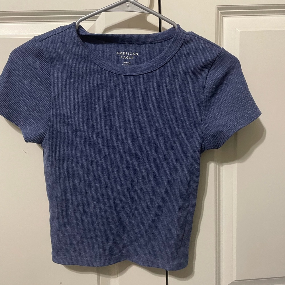 American Eagle Outfitters Blue Short Sleeve Tee